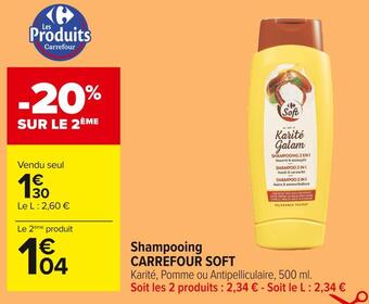 Carrefour Market Carrefour soft shampooing offre