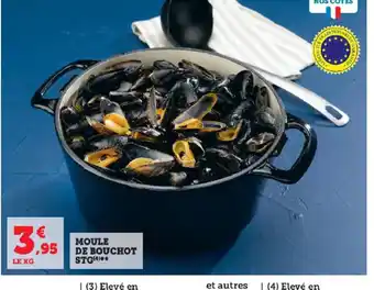 Super U MOULE DE BOUCHOT STG(4) offre