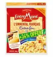 Auchan EMMENTAL RÂPÉ OU PORTION offre