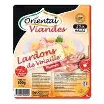 Auchan LARDONS DE VOLAILLE FUMÉS HALAL offre