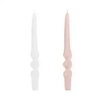 2 bougies twist - h 21 cm - k.koon