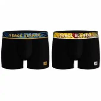 b&m Serge blanco boxer x2 homme offre
