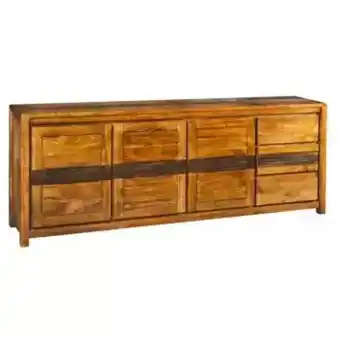 Buffet 3 portes 3 tiroirs grand modĂšle | acacia tatoo