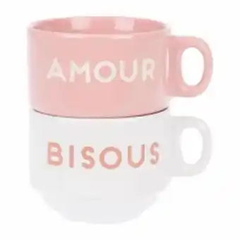 b&m Set de 2 tasses 12cl offre