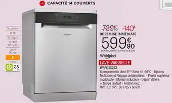 Whirlpool lave-vaisselle