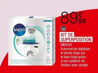 Extra Wpro kit de superposition offre