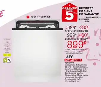 Aeg lave-vaisselle