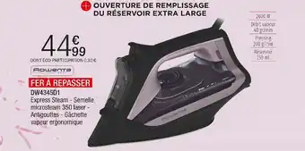 Extra Rowenta fer à repasser offre