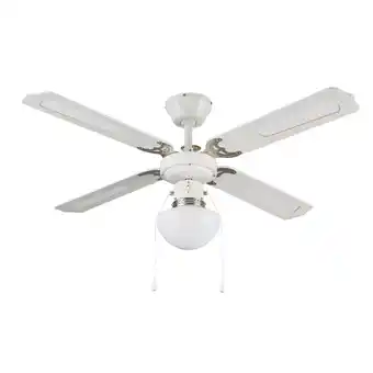 Castorama Ventilateur de plafond colours lari blanc 1 x e27 ø107 cm offre