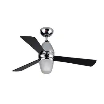 Castorama Ventilateur de plafond colours shek télécommande chrome 1 x e27 ø112 cm offre