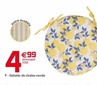 Gifi Galette de chaise ronde offre