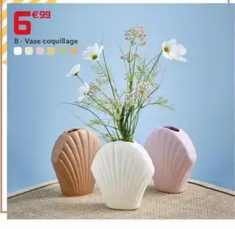 Gifi Vase coquillage offre