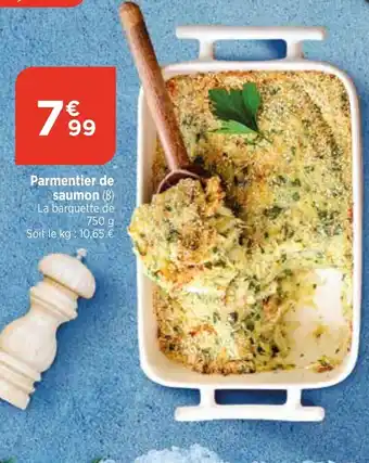 Bi1 Parmentier de saumon (B) La barquette de offre
