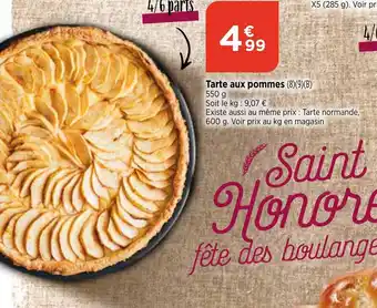Bi1 Tarte aux pommes (8)(9)(B) offre