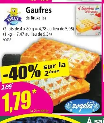 Norma DELY Gaufres offre