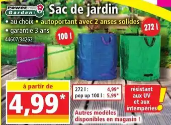Norma Sac de jardin offre