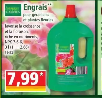 Norma FINEST GARDEN Engrais" offre