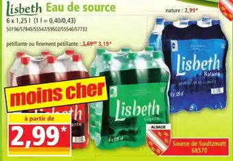 Norma Lisbeth Eau de source offre