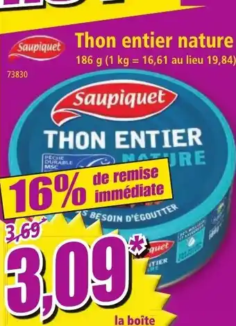 Norma Thon entier nature offre