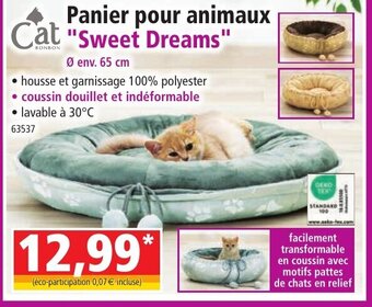 Norma Panier pour animaux Cat "Sweet Dreams" offre