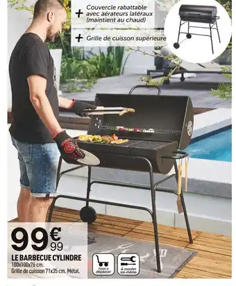 Centrakor LE BARBECUE CYLINDRE 100x100x76 cm. offre