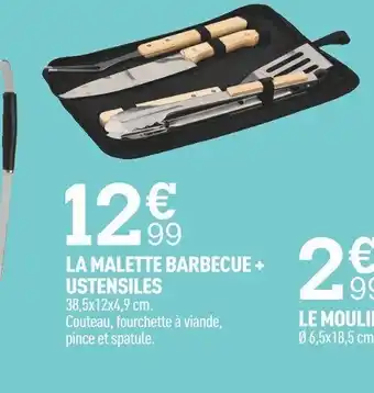 Centrakor LA MALETTE BARBECUE + USTENSILES offre
