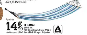 Centrakor LE HAMAC offre