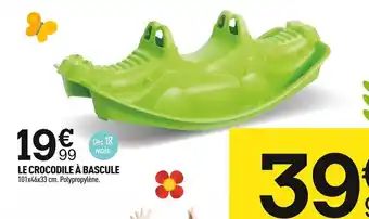 Centrakor LE CROCODILE À BASCULE 101x46x33 cm. Polypropylène. offre