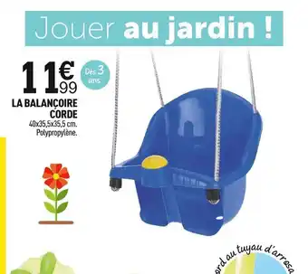 Centrakor LA BALANÇOIRE offre