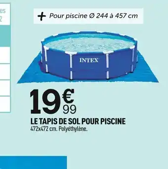 Centrakor LE TAPIS DE SOL POUR PISCINE 472x472 cm. Polyéthylène. offre