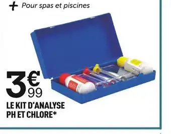 Centrakor LE KIT D'ANALYSE PH ET CHLORE* offre
