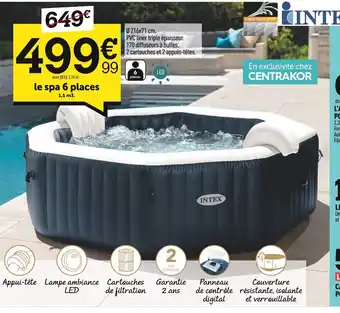 Centrakor Le spa 6 places offre