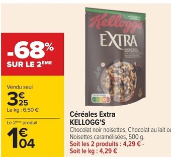 Carrefour Céréales Extra KELLOGG'S offre