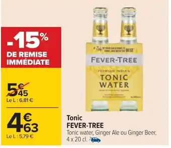 Carrefour Tonic FEVER-TREE offre