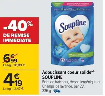 Carrefour Adoucissant coeur solide(d) SOUPLINE offre