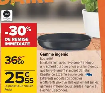 Carrefour Gamme ingenio Eco resist offre