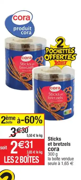 Sticks et bretzels cora