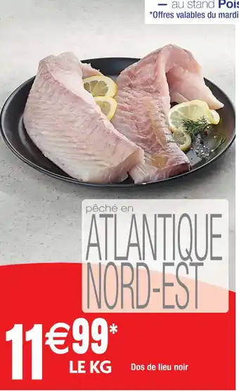 Cora x Carrefour Dos de lieu noir offre