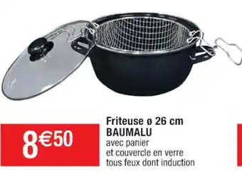 Friteuse Ø 26 cm BAUMALU avec panier