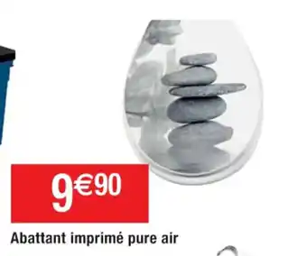 Cora x Carrefour Abattant imprimé pure air offre