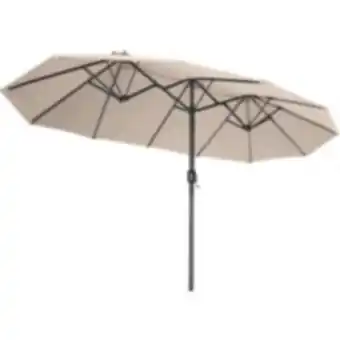 E.Leclerc Brico Tectake parasol silia en aluminium 460 x 270 cm - vert offre