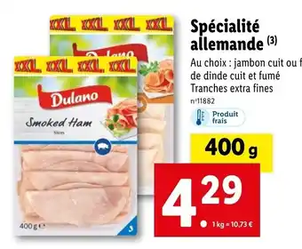 Lidl Spécialité allemande (3) offre