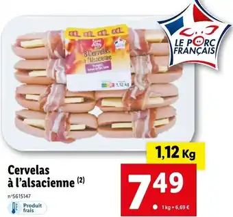 Lidl Cervelas à l'alsacienne (²) offre