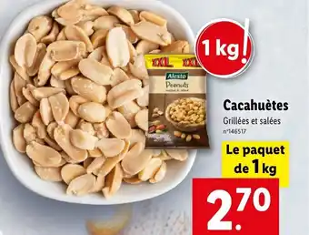 Lidl Cacahuètes offre