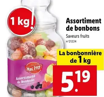 Lidl Assortiment de bonbons offre