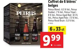 Lidl Coffret de 6 bières* offre