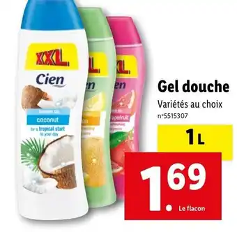 Lidl Gel douche offre