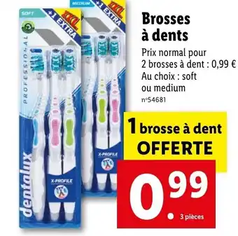 Lidl Brosses à dents offre