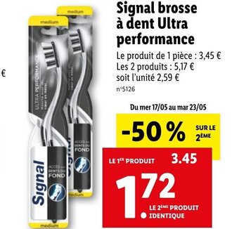 Lidl Signal brosse à dent Ultra performance offre