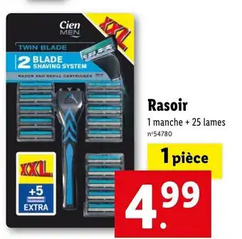 Lidl Rasoir offre